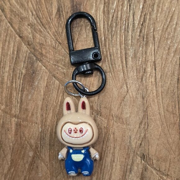 Labubu Keychain Labubu Key Chain The Monsters LABUBU Doll LABUBU Zipper Pull Tag - Picture 1 of 2